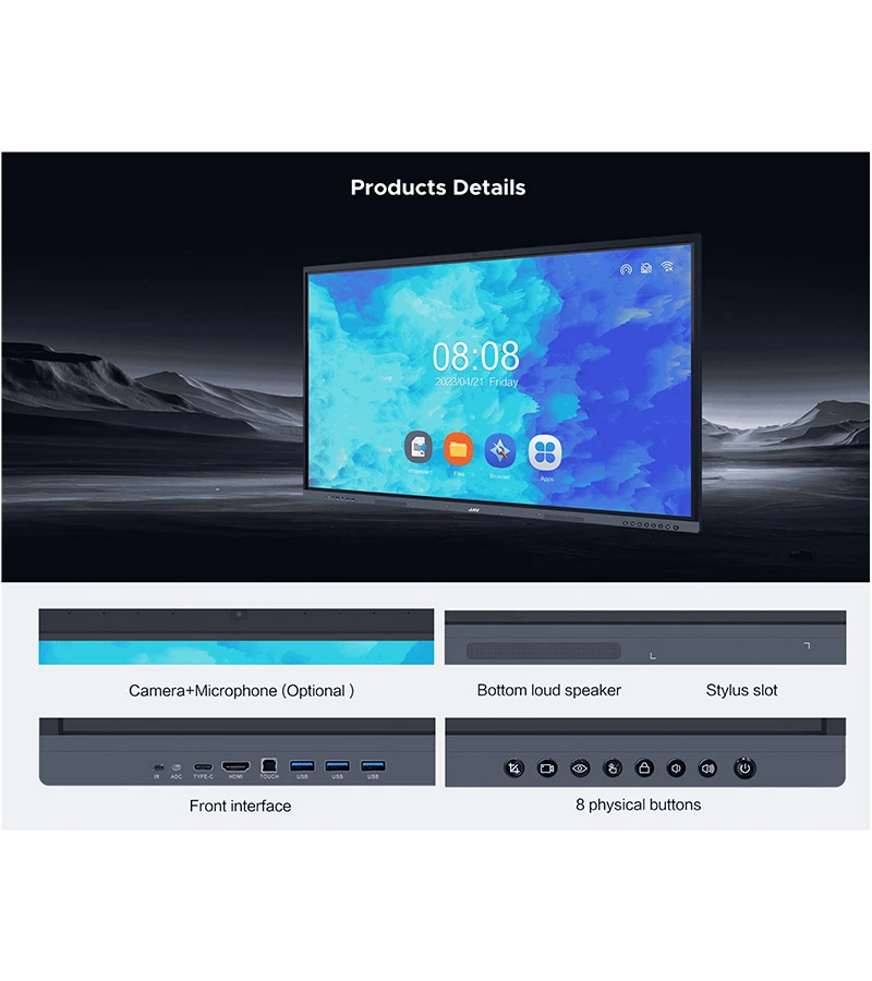 JAV 98” Interactive Smart Board H12S-2