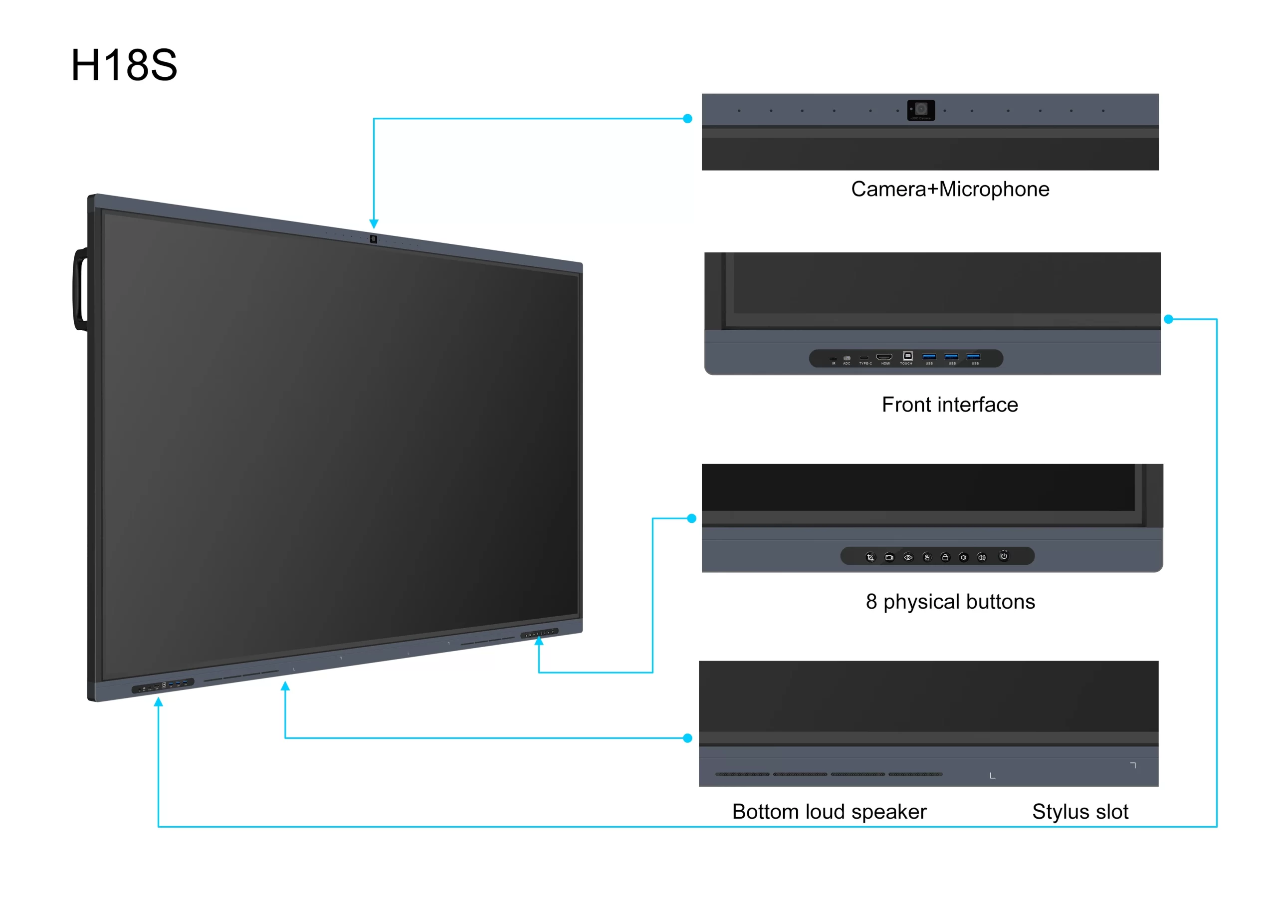 JAV 86” Interactive Smart Board H18S 2024