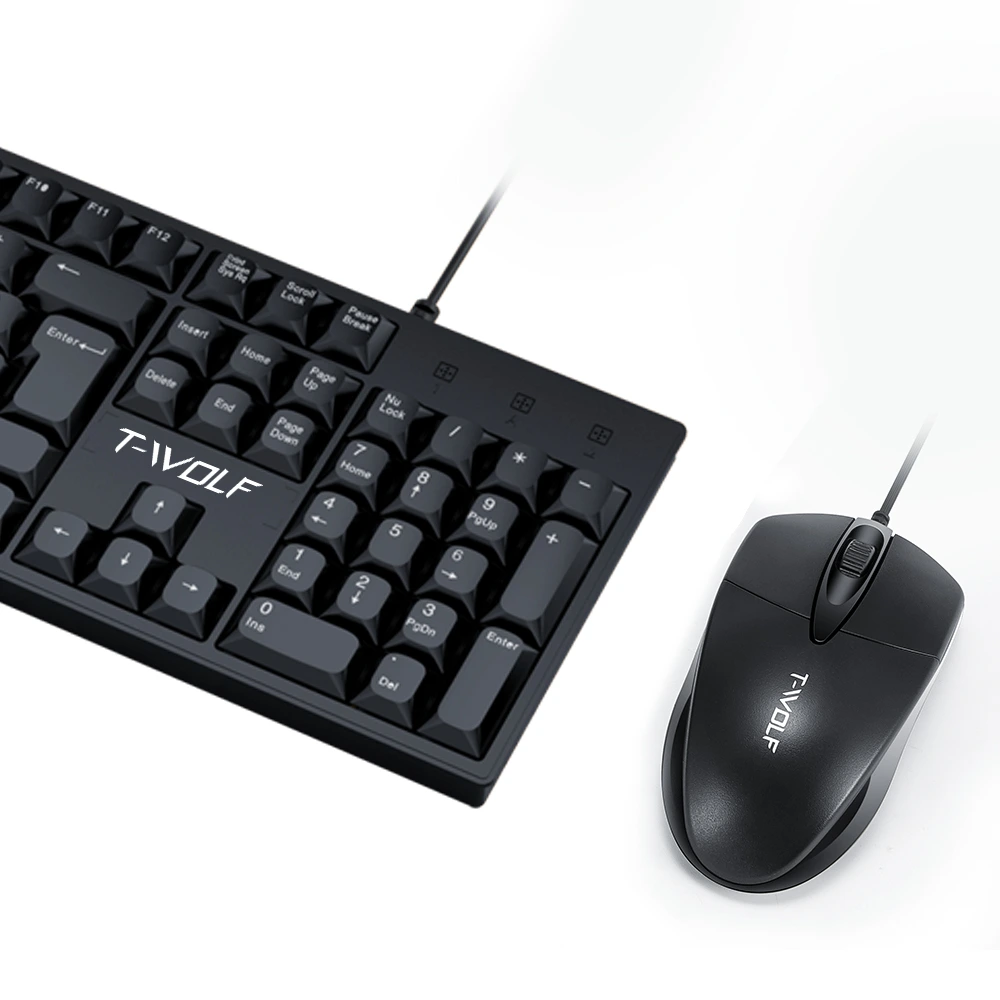 T-WOLF TF500 Wired Keyboard & Mouse Combo