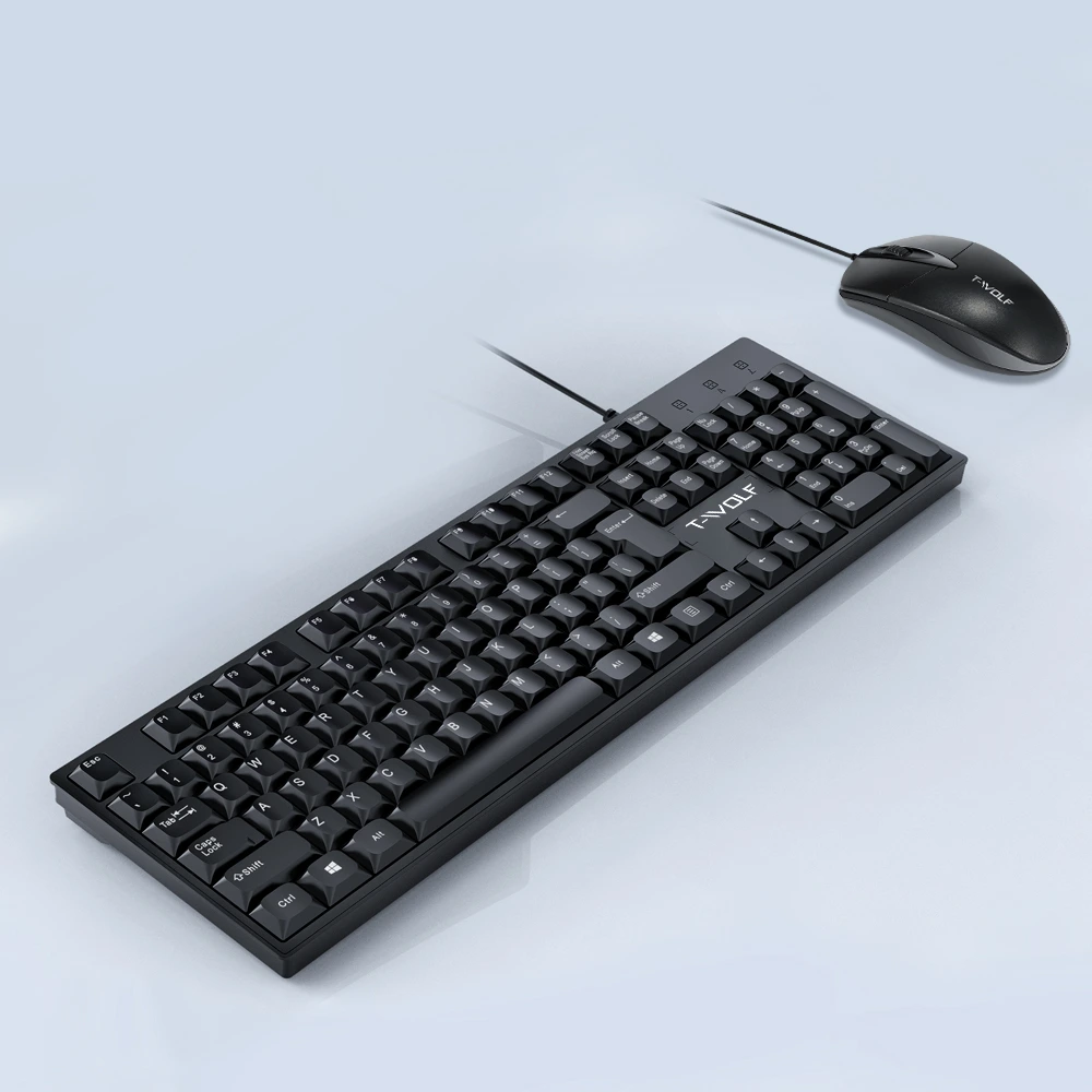 T-WOLF TF500 Wired Keyboard & Mouse Combo